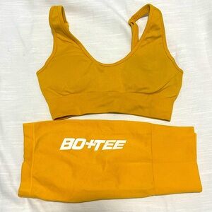 BO+TEE Sports Bra and Shorts Set